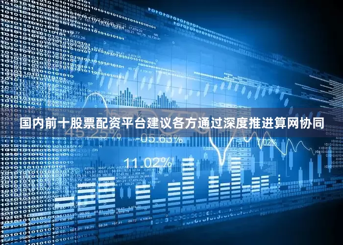 国内前十股票配资平台建议各方通过深度推进算网协同